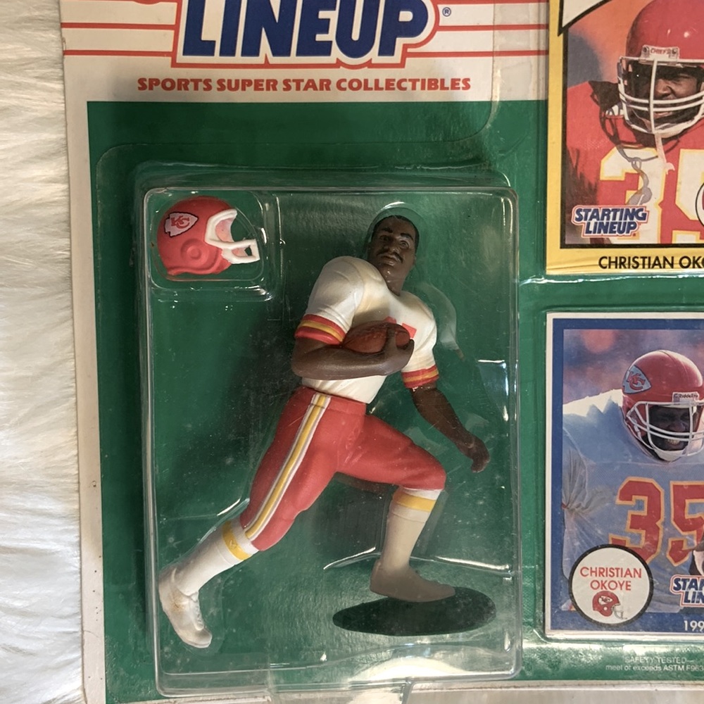 1990 Christian Okoye Startup Lineup Sports Super Star Collectibles.